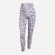 Спортивные леггинсы для бега высокие женские Adidas Opt Ess Aop 7/8 KA6348 S Ice Purple (4068822140072) - изображение 8