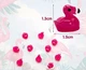 Набор красных мини-фламинго 25 шт маленький декор для миниатюрных ландшафтов, садов, аквариумов, горшков, кофеень, игр, кукольных домиков и офисов, маленькие фламинго - изображение 2