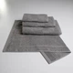Набор банных махровых полотенец с Бордюром 4шт GM Textile 50х70см, 40х70см, 50х90см, 70х140см (Серый) - изображение 1