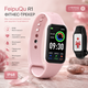 Смарт-годинник фітнес-трекер FeipuQu R1 Pink вологозахищений IP68 з моніторингом SpO2 та 2 ремінцями в комплекті - зображення 1