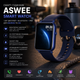 Смарт-часы ASWEE Smart Watch, 1.69", Bluetooth, IP68, пульс, SpO₂, артериальное давление, 25 спортивных режимов, для Android и iOS - изображение 1