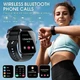 Смарт-годинник Ddidbi P66: 1.85" HD-дисплей, Bluetooth-дзвінки, крокомір та моніторинг здоров’я (Стильний чорний дизайн) - зображення 3