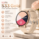 Смарт-годинник RDFit S33 Gold 1.28" IPS, Bluetooth-дзвінки, SpO₂, пульсометр, IP-захист, для Android та iPhone - зображення 1