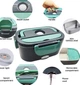 Электрический ланч-бокс ELECTRONIC LUNCHBOX 220V + 12V, Контейнер для подогрева пищи от сети и прикуривателя, с нержавеющей емкост - изображение 6