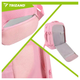 Туристический рюкзак 40×25×20 см 20 л 2в1 розовый Trizand LS-2341 - изображение 3