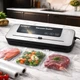 Вакууматор Rainberg RB-2335 вакуумний пакувальник для продуктів герметичне запаювання вакуумне пакування ширина шва до 30 см для рифлених пакетів рулонів 90–120 Вт кнопкове керування збереження свіжості продуктів для дому кухні - изображение 4