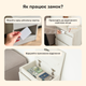 Приліжкова тумба Fedor'Kov B24 на 2 шухляди з прихованим відділенням і RFID замком, ДСП ламіноване, 45×30×50 см. Антрацит - зображення 2
