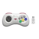 Бездротовий геймпад 8BitDo 8Bitdo M30 2.4G для Sega Genesis Mini, Mega Drive Mini та Switch з 6-кнопковою розкладкою для Windows 10, 11, Nintendo Switch, Sega White - зображення 1