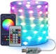 Светодиодная гирлянда 10 м Bluetooth RGB LED лента управления с телефона USB Dreamcolor уличная для дома сада - изображение 3