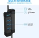 Сетевой адаптер USB Ethernet SGEYR RJ45 1000 Мбит/с, 3 USB 3.0, для MacBook, Linux, Chromebook - изображение 4