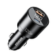 Автомобільний зарядний пристрій Essager 120W PD 3.0 + QC 4.0, USB-A + USB-C, швидка зарядка для iPhone 15/14, Samsung та інших смартфонів - зображення 1