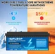 Аккумулятор Lifepo4 200 Ач 12.8 В Литий-железо-фосфат MFUZOP 12V 200 Ah 2560Wh 200A BMS синий - изображение 3