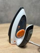 Утюг дорожный для одежды DSP KD-1068 1200 Вт (с керамической подошвой, складной) Белый с оранжевым - изображение 2