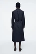 Сукня жіноча COS double-breasted midi shirt dress 1266194002 Eur 36 Синій - изображение 3