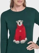 Джемпер женский Tommy Hilfiger 856223492 L Зеленый (1160594907) - изображение 6