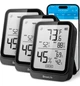 Набор цифровых термогигрометров GoveeLife H5104, 3 шт, Bluetooth, черный - изображение 1