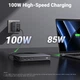 Многофункциональная док-станция UGREEN Revodok Pro DisplayLink Docking Station 9-in-1 для ноутбуков и ПК, быстрая зарядка 100W, быстрая передача данных до 10 Гбит/с, прочный корпус, компьютерный хаб - изображение 4