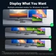 Многофункциональная док-станция UGREEN Revodok Pro DisplayLink Docking Station 9-in-1 для ноутбуков и ПК, быстрая зарядка 100W, быстрая передача данных до 10 Гбит/с, прочный корпус, компьютерный хаб - изображение 7