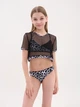 Комплект для купания для девочек и подростков Fuba 333672 черный 38 (12-14 лет) бедра 80-83 см 146-152 см - изображение 1