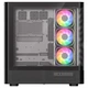 Корпус Modecom VOLCANO AQ500 ARGB MIDI FRONT LCD 6,2”, 4x120mm fans BLACK без БП ATX - изображение 7