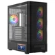 Корпус Modecom VOLCANO AQ400 ARGB MIDI SIDE LCD 6,2”, 4x120mm fans BLACK без БП ATX - изображение 1