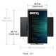 Монитор BenQ 31.5" RD320U, 4K, IPS, 2хHDMI, DP, USB-C, USB-hub, HAS, Pivot - изображение 7