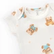Боди-лодочка Dexter`s с коротким рукавом bears 74 см белый - изображение 2