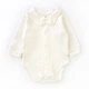 Боди Dexter`s-рубашка для мальчика с бабочкой collar bow из рибаны 68 см молочный - изображение 1