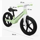 Детский велобег беговел Corso для детей с подсветкой Нейлоновая рама Надувные колеса 14 дюймов Зеленый с белым - изображение 13