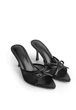 Мюлі жіночі на підборах Meideli 8118/Black/Ecoleather/H880-1/B 39 Чорний - изображение 1