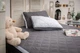 Матрац-топер ортопедичний Family Sleep Fog Gray-White Collection - зображення 2