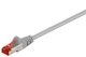 Патч-корд Goobay RJ45 SFTP6 2.0m patch AWG28 LSOH D=6.0mm Cu PoE+ сірий(75.05.0887) - зображення 1