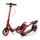 Самокат двухколесный складной с колесами 200мм и дисковым тормозом Scooter Prime 1364 Red-Black - изображение 1