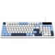 Клавиатура игровая Ajazz AF98 мембранная 98 клавиш USB-C 1.6 м Glacier Blue (AF98-GB) - изображение 3