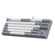 Клавіатура GamePro Genesis Metallic MK110G 87 клавіш Gray - зображення 2