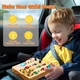 Розвивальна дошка TINTECUSA Busy Board у стилі Монтессорі з LED підсвіткою, перемикачами , дерев’яна сенсорна іграшка для дітей - зображення 8