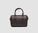 Сумка жіноча шкіряна з принтом в стилі Coach Rowan Brown Satchel In Signature Canvas - изображение 3