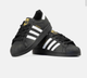 Женские кроссовки с вишивкой Adidas Superstar черные 39 - изображение 6