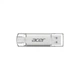 USB флеш накопитель Acer 64GB UT300 USB-A/Type-C 3.2 Silver (BL.9BWWA.589) Acer BL.9BWWA.589 1063389 - изображение 1