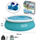 Детский надувной круглый бассейн Intex Easy Set Pool 880 л. наливной переносной трехслойный устойчив с эффектом мозаики 183 х 51 см Blue - изображение 5