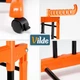 Сушарка для білизни Vilde 779125 металева чорна вертикальна на коліщатках XXL 73 x 170 см (5900670112988) - зображення 6
