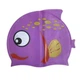 Шапочка для плавания детская Fish NE-SW-390-V 100% натуральный силикон One size фиолетовая - изображение 2