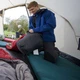 Килимок самонадувний Hancock 5.0 XW 195x65x5 см 75D Micro Brushed Polyester темно-зелений - зображення 7