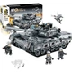 Конструктор United Imagination Military Building Blocks Гігантський танк «Леопард» з пультом ДК - зображення 2