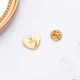 Брошь-значок унисекс BROCHE бижутерия Медицина Сердце Первая помощь золотистая BRGV113317 - изображение 5