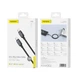 Кабель Foneng X119 1M Zinc Alloy Head Braided Cable (60W) Type-C to Type-C (60W) чорний - зображення 2