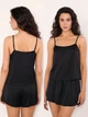 Комплект піжама жіноча ellen silk harmony black lps 4772/18/02 L чорний - зображення 2