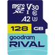 Карта пам'яті GoodRam RIVAL microSDXC 128GB V30 A2 (UHS I U3) + ad (7284592) - изображение 1