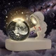 Ночник AND XL-1708, 3D кристаллический глобус с гравировкой планеты, светильник-лампа для детей и взрослых, в виде астрон - изображение 3