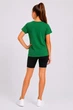 Футболка детская NoBrand Classic кулирная гладь зеленый 98 (TSH-GIRL-GRN-98) - изображение 2